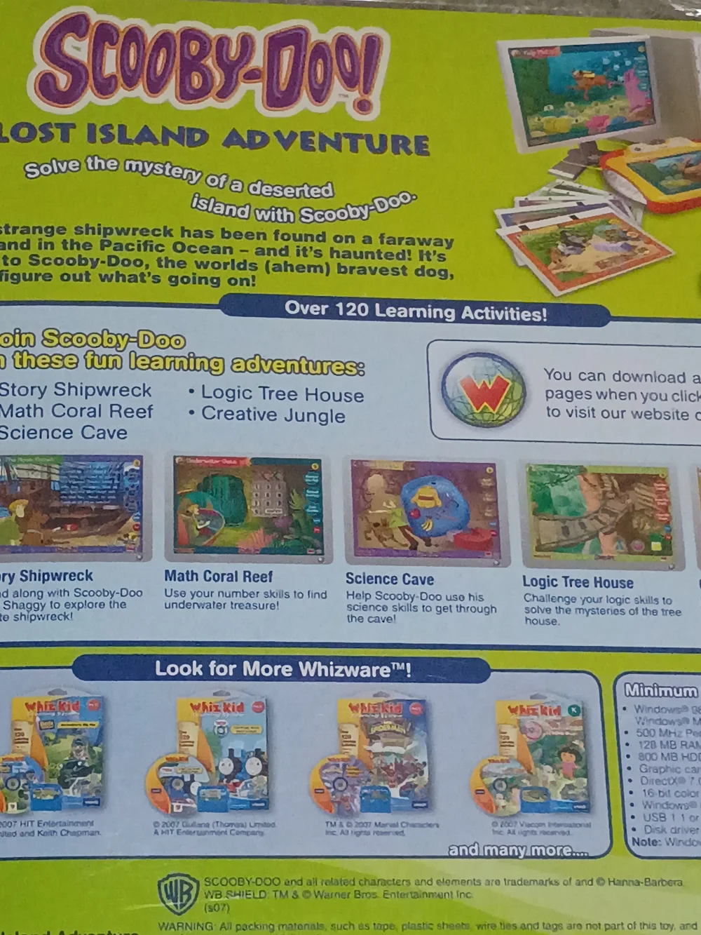 Whiz Kid Scooby-Doo! Lost Island Adventure (Yellow/Blue)